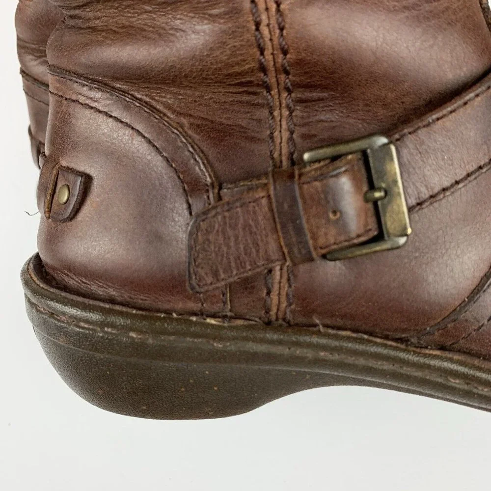 Ugg Brown Leather Knee-High Boots - Picture 10 of 16